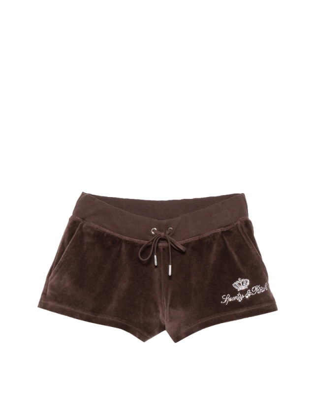 [SPORTY & RICH] Shorts FW26 SH057716689BR  CHOCO