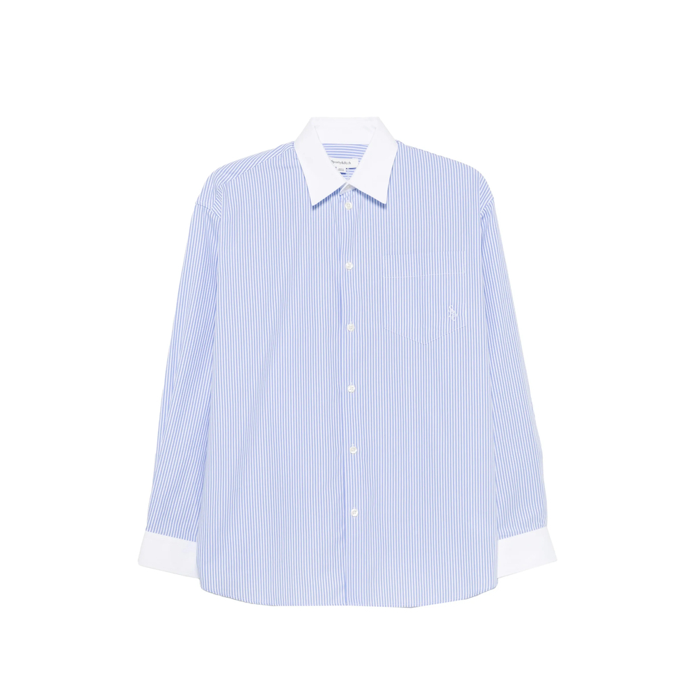 [SPORTY & RICH] Shirts Long Sleeve FW26 SI019710302ST  BLUST