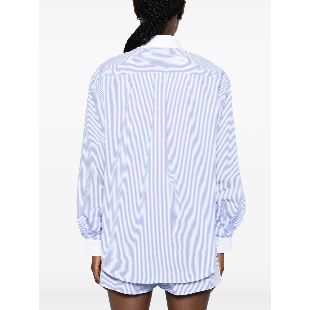 [SPORTY & RICH] Shirts Long Sleeve FW26 SI019710302ST  BLUST