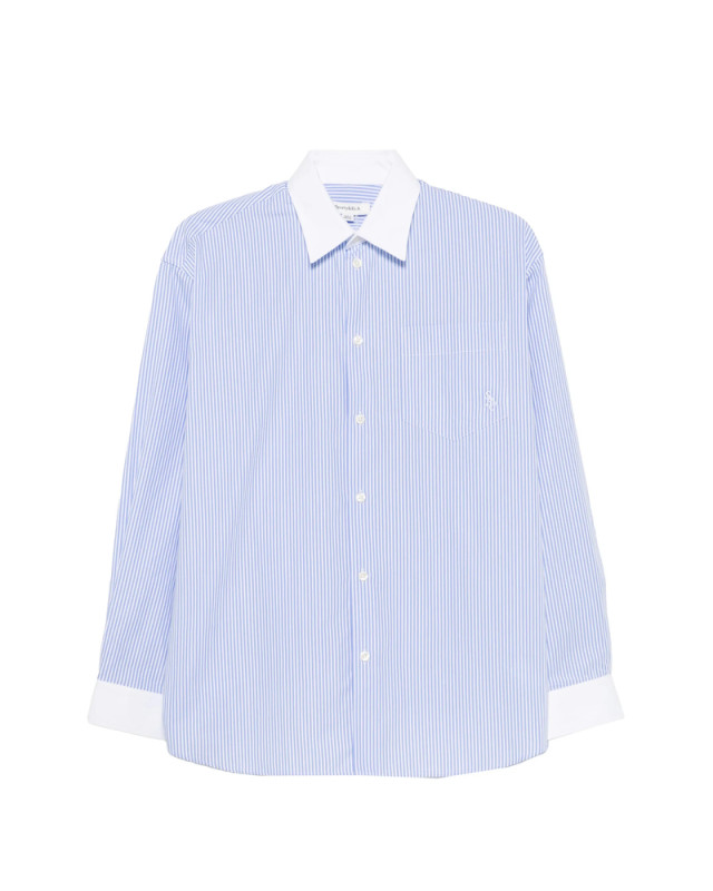 [SPORTY & RICH] Shirts Long Sleeve FW26 SI019710302ST  BLUST