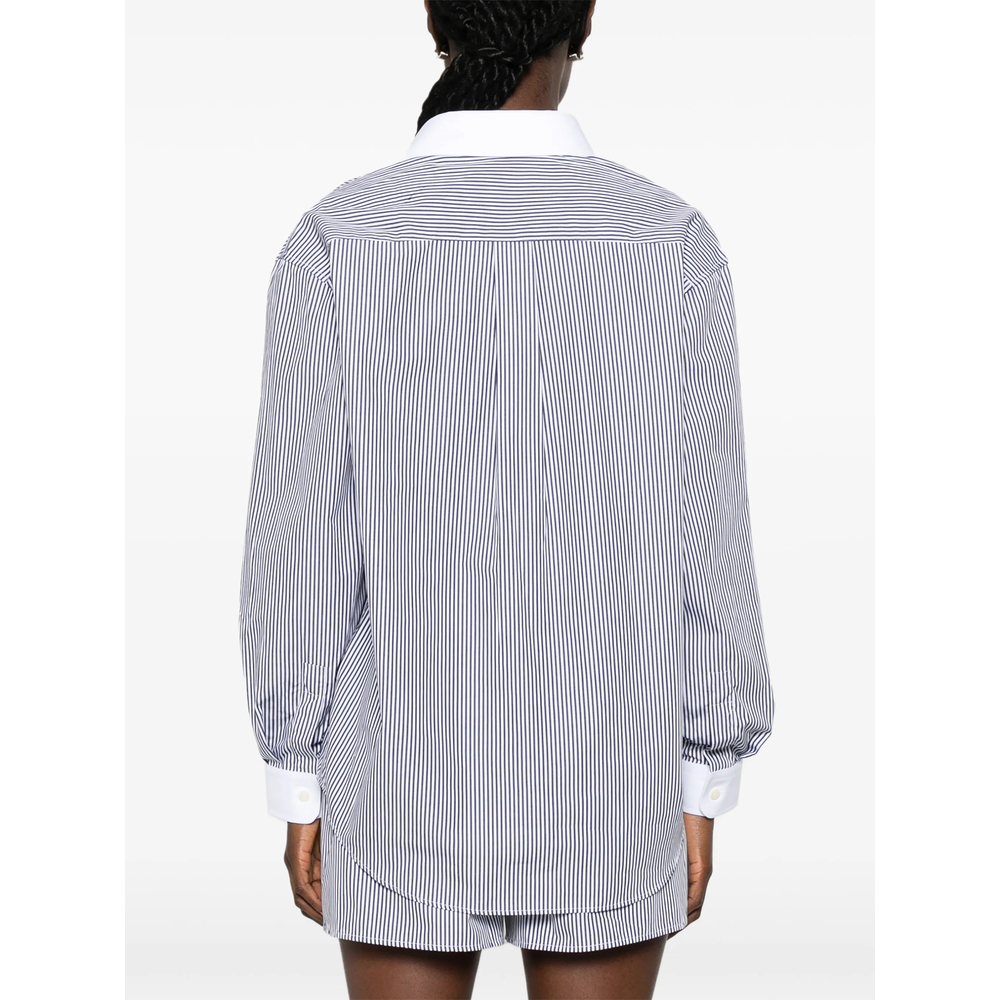 [SPORTY & RICH] Shirts Long Sleeve FW26 SI019710302ST  NAVST