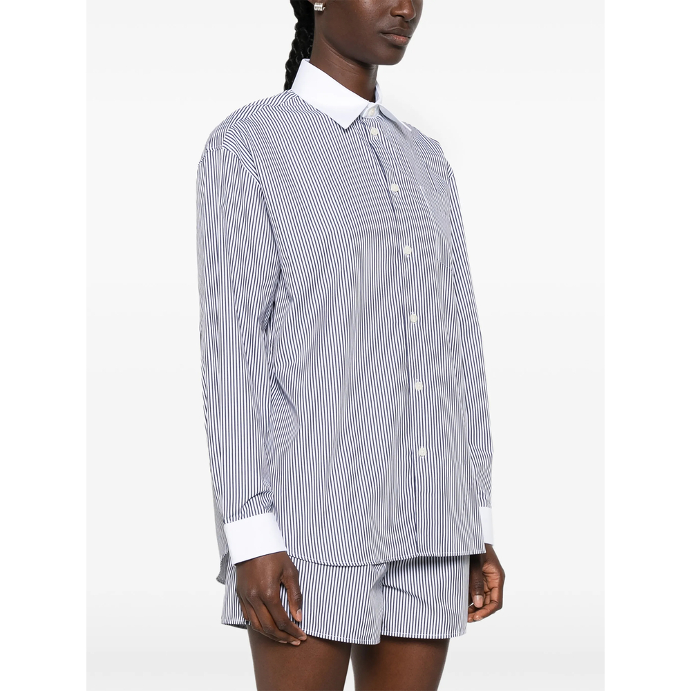 [SPORTY & RICH] Shirts Long Sleeve FW26 SI019710302ST  NAVST