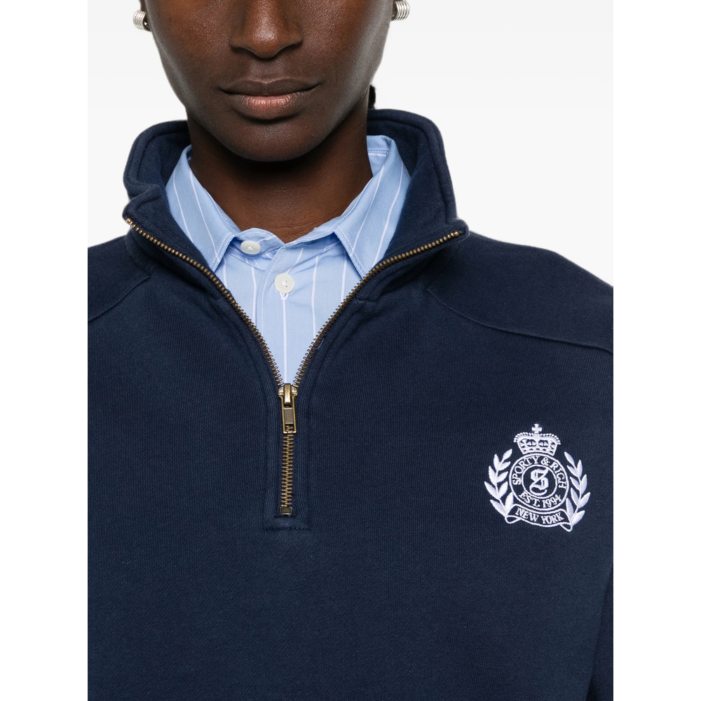 [SPORTY & RICH] Sweatshirt FW26 ST098710243BL  DKNAV