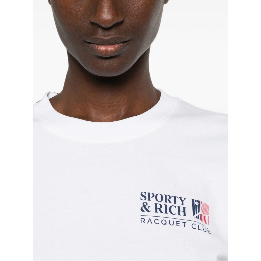 [SPORTY & RICH] T-shirts Short Sleeve FW26 TO119710431WH  WHITE