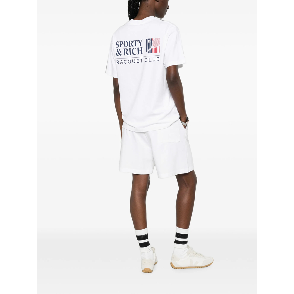 [SPORTY & RICH] T-shirts Short Sleeve FW26 TO119710431WH  WHITE