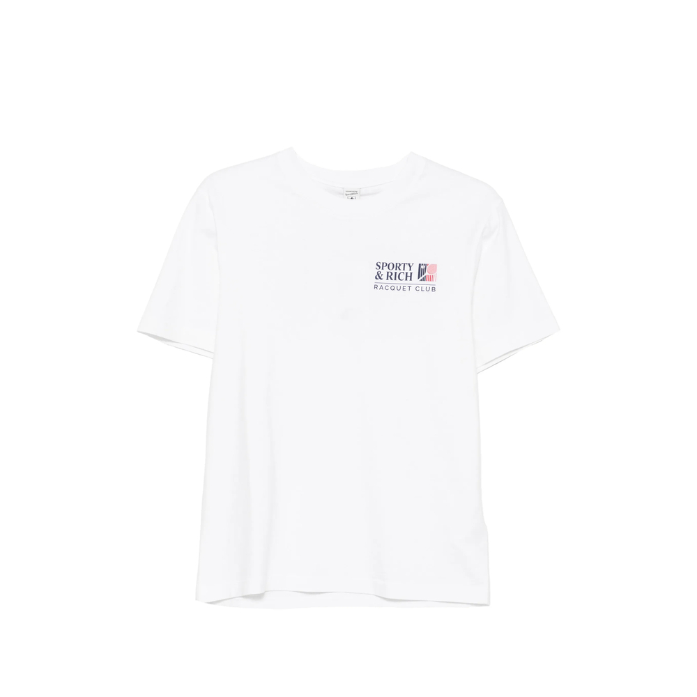 [SPORTY & RICH] T-shirts Short Sleeve FW26 TO119710431WH  WHITE
