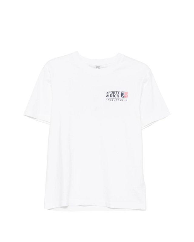 [SPORTY & RICH] T-shirts Short Sleeve FW26 TO119710431WH  WHITE