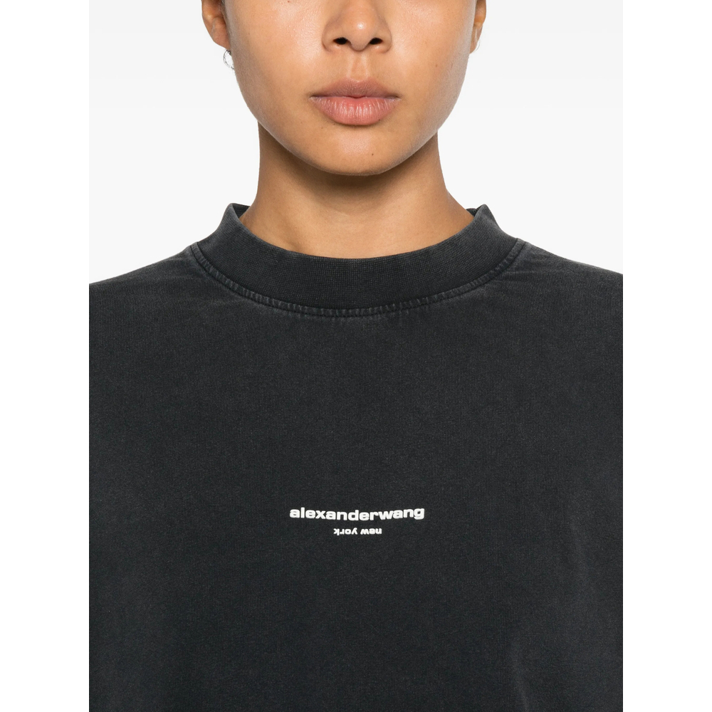 [ALEXANDER WANG] T-shirts Long Sleeve FW26 UCC3261908  011
