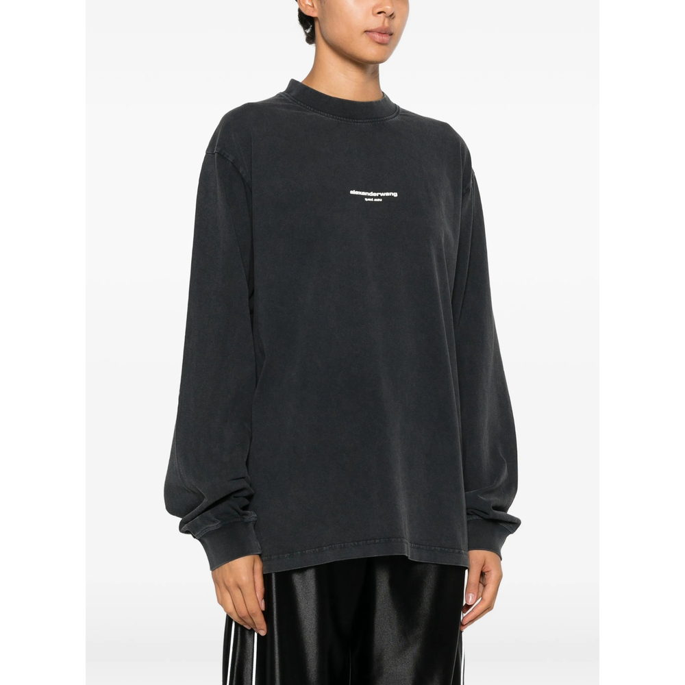 [ALEXANDER WANG] T-shirts Long Sleeve FW26 UCC3261908  011