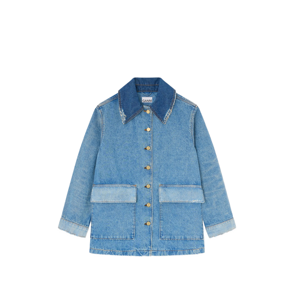 [GANNI] Denim Jacket SS26 A1010179  567