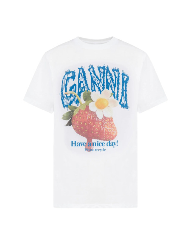 [GANNI] T-shirts Short Sleeve FW26 A1050201  151