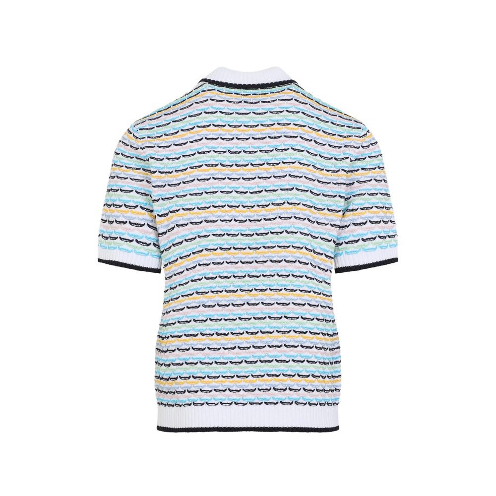 [Casablanca] T-shirts Short Sleeve FW26 PF26-KW-1260 01 MULTI