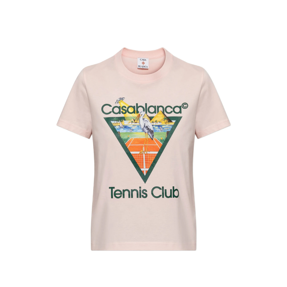 [Casablanca] T-shirts Short Sleeve FW26 PF26-JTS-020 02 TENCL