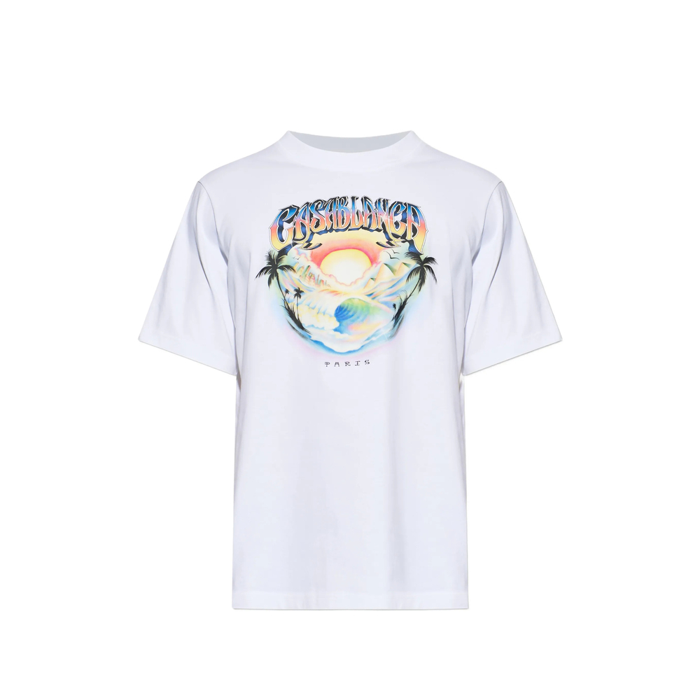 [Casablanca] T-shirts Short Sleeve FW26 PF26-JTS-001 07 CAAIR