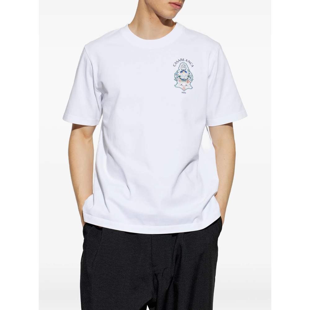 [Casablanca] T-shirts Short Sleeve FW26 PF26-JTS-001 01 HOTWH
