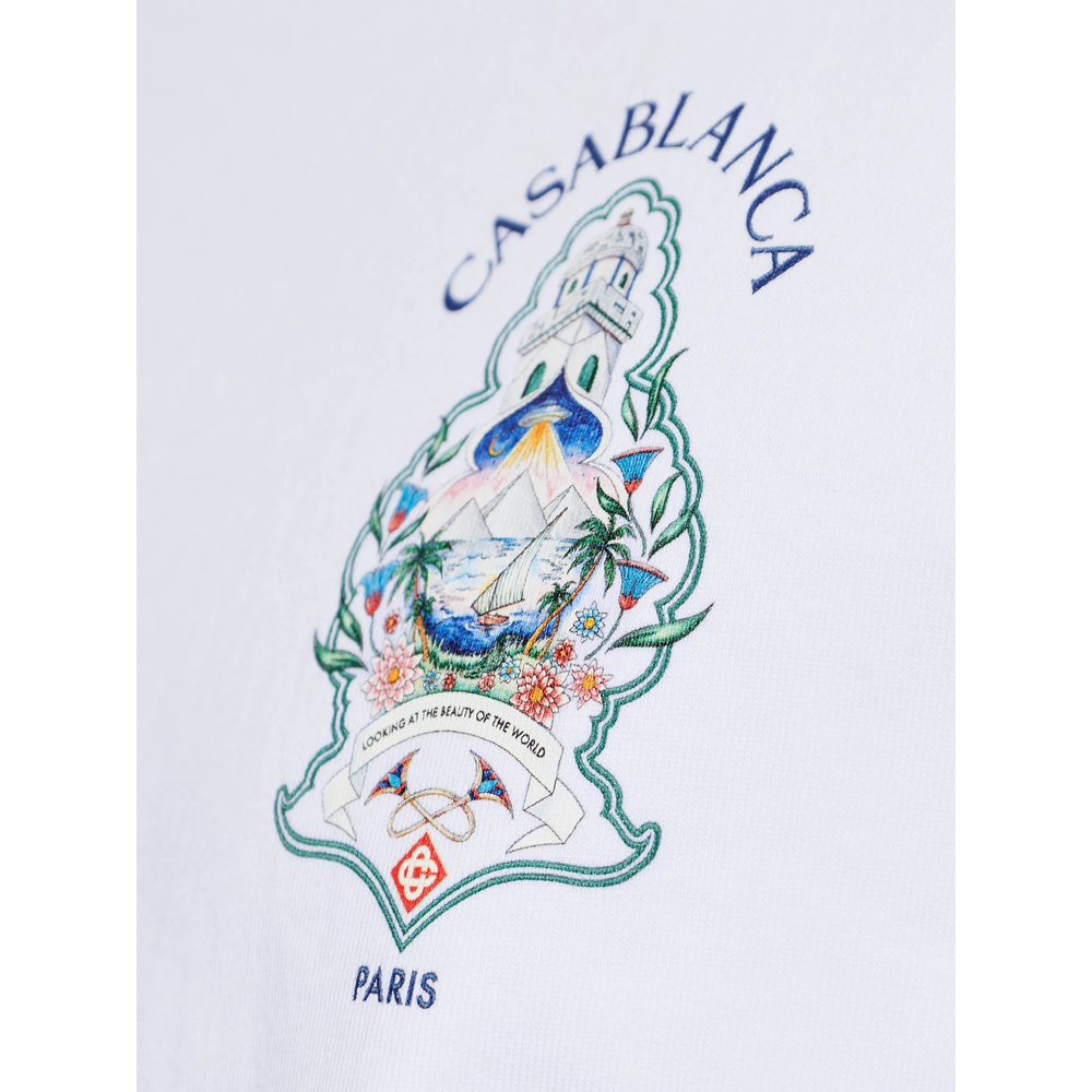 [Casablanca] T-shirts Short Sleeve FW26 PF26-JTS-001 01 HOTWH