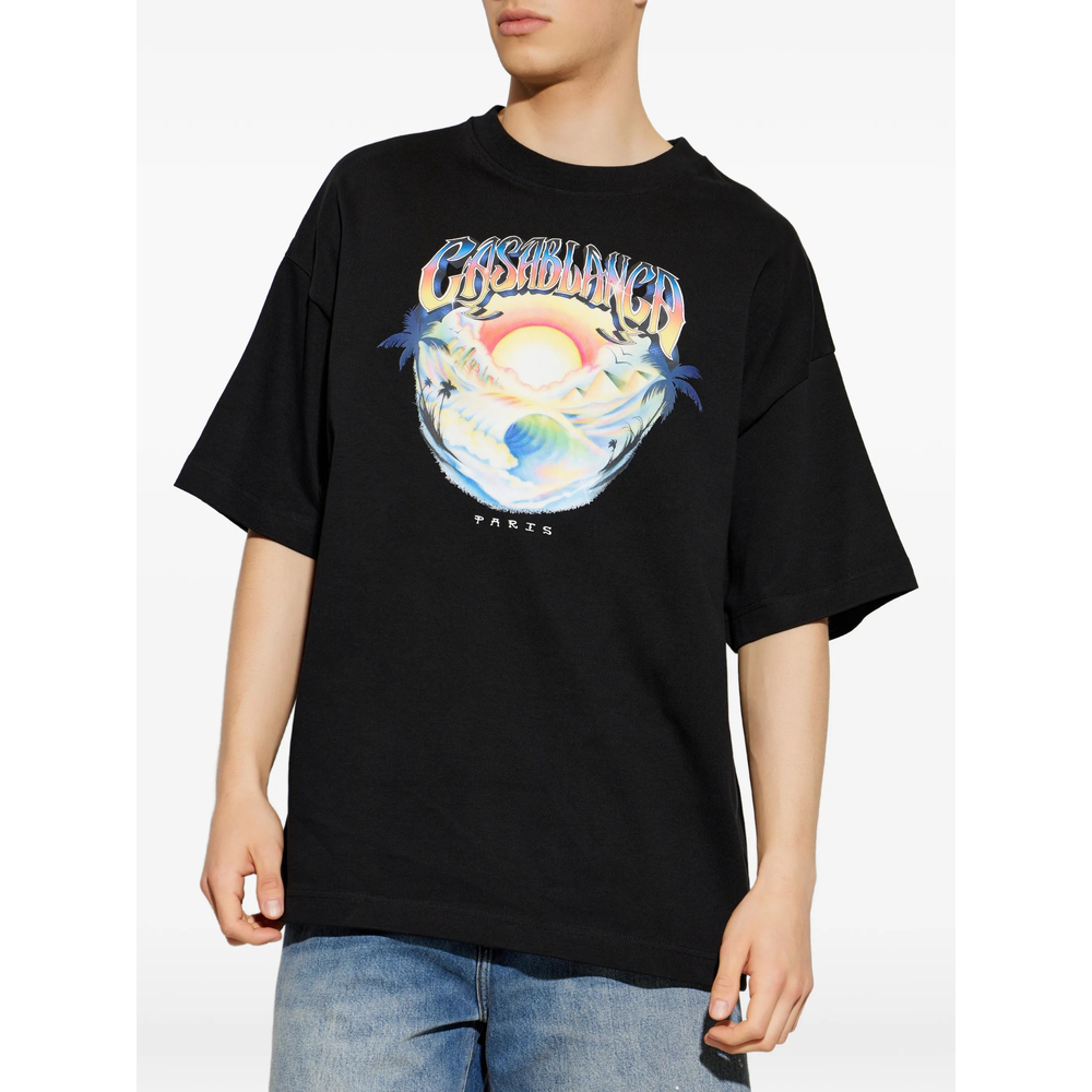[Casablanca] T-shirts Short Sleeve FW26 PF26-JTS-078 02 CAAIR