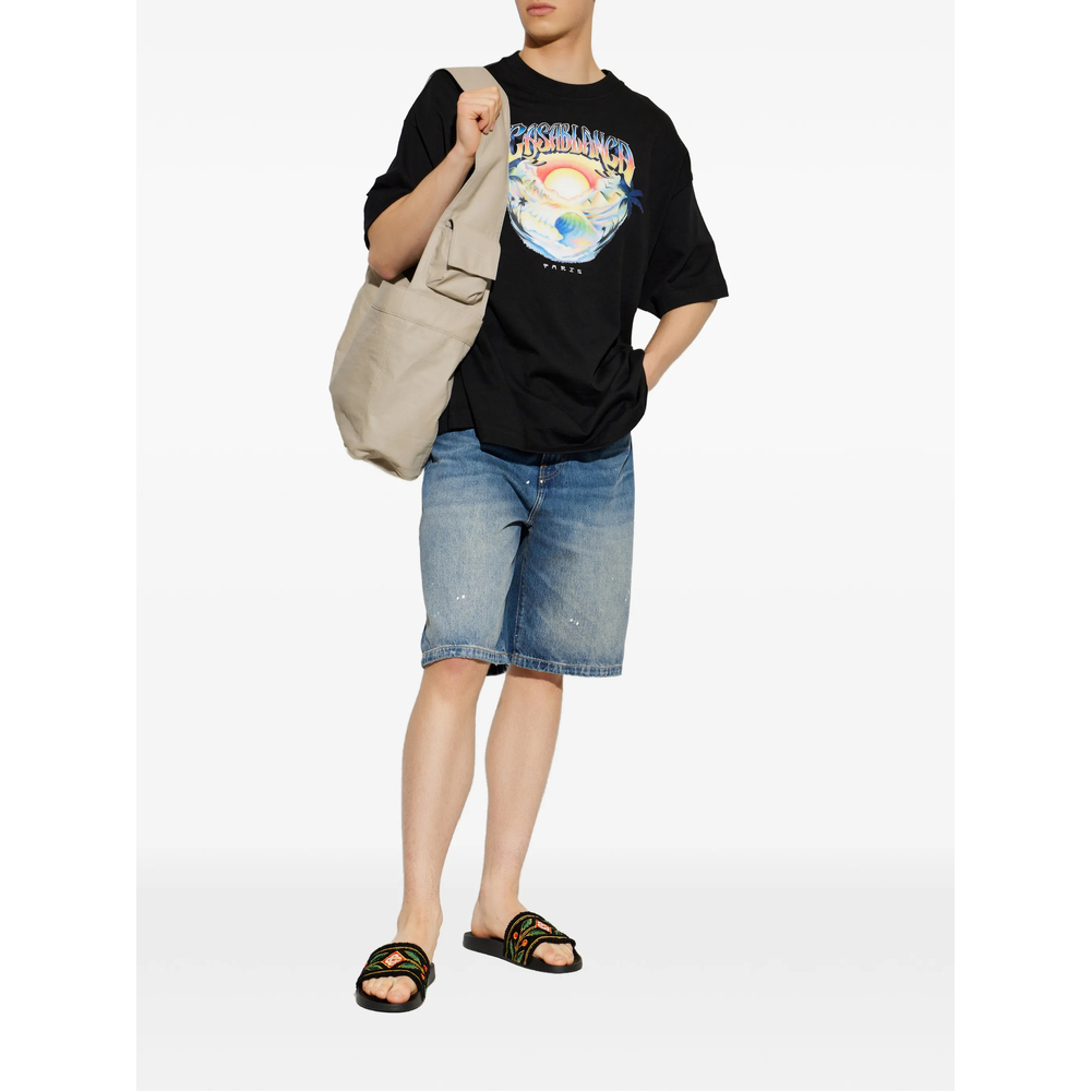 [Casablanca] T-shirts Short Sleeve FW26 PF26-JTS-078 02 CAAIR