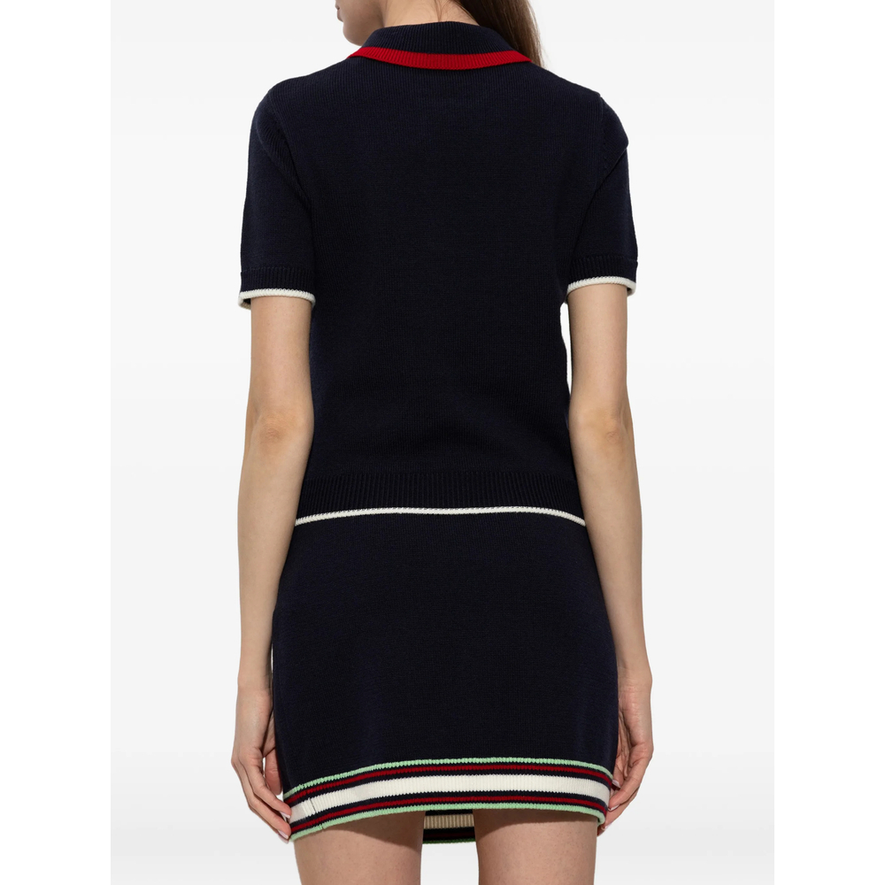 [Casablanca] T-shirts Short Sleeve FW26 PF26-KW-856 01 NAVY