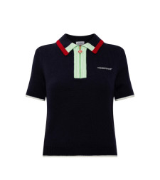 [Casablanca] T-shirts Short Sleeve FW26 PF26-KW-856 01 NAVY