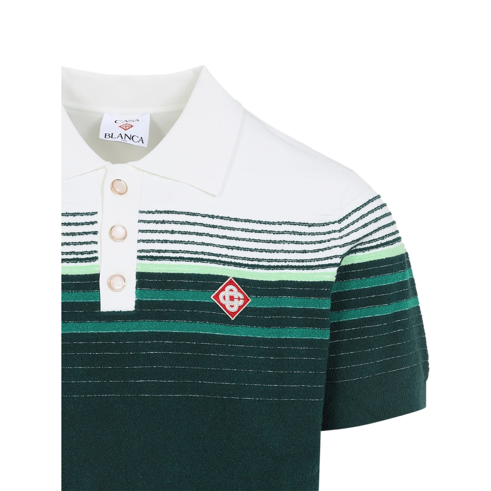 [Casablanca] T-shirts Short Sleeve FW26 PF26-KW-1422 01 WHGRE