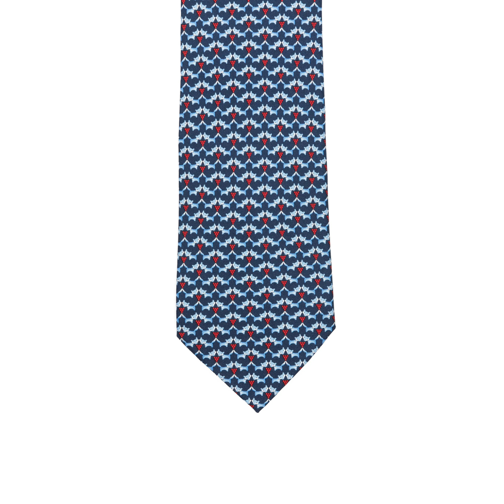 [Ferragamo] Tie FW26 351389 0789827 NAVY