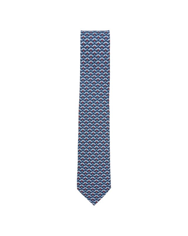 [Ferragamo] Tie FW26 351389 0789827 NAVY
