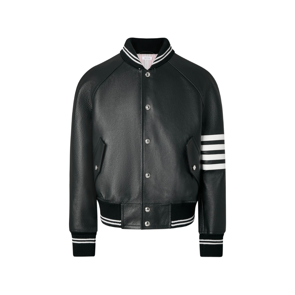 [Thom Browne] Leather Jacket FW26 MJO262Y L0149 001
