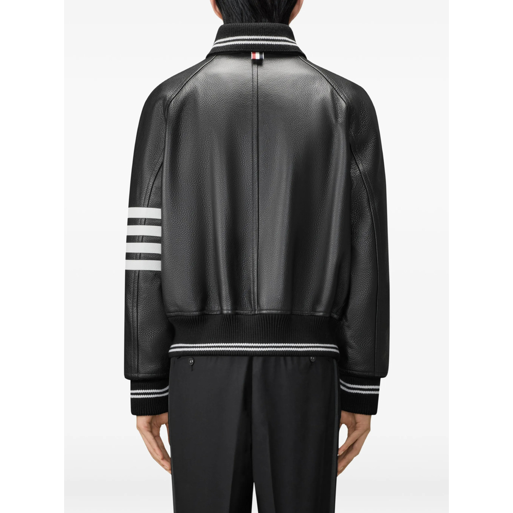 [Thom Browne] Leather Jacket FW26 MJO262Y L0149 001