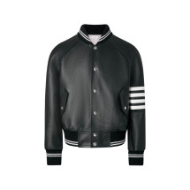 [Thom Browne] Leather Jacket FW26 MJO262Y L0149 001