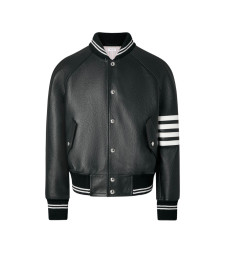 [Thom Browne] Leather Jacket FW26 MJO262Y L0149 001