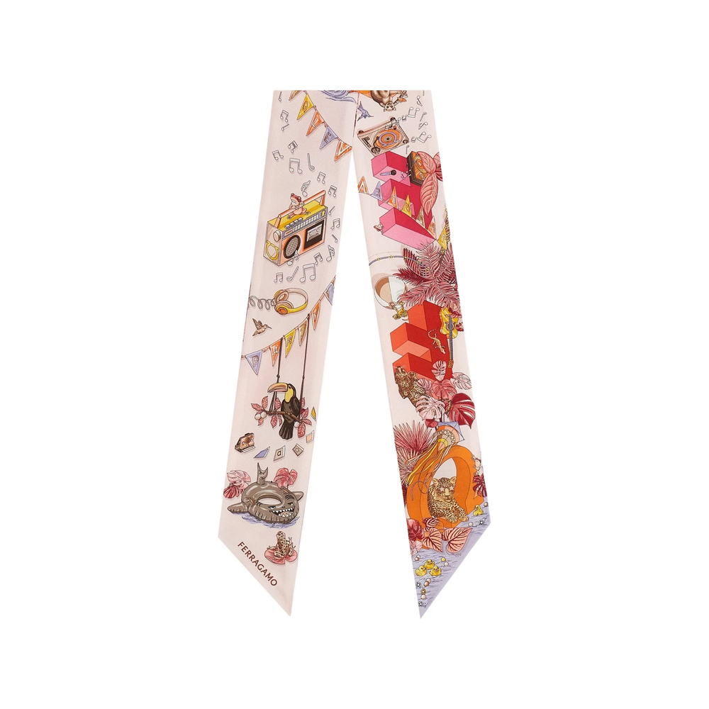 [Ferragamo] Scarf FW26 321281 0795109 ROSA