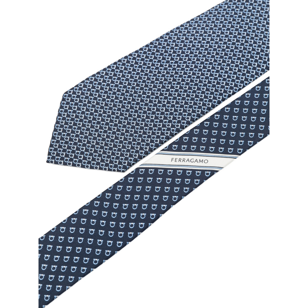 [Ferragamo] Tie FW26 351455 0794726 NAVY