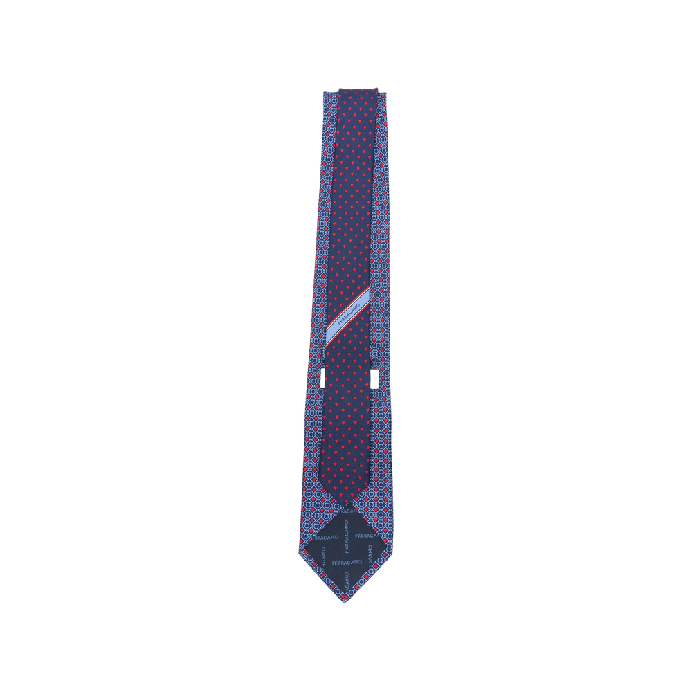 [Ferragamo] Tie FW26 351457 0794745 NAVRO