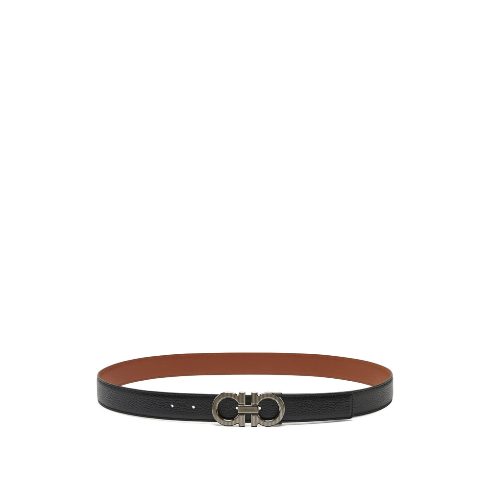 [Ferragamo] Belt FW26 670574 0786347- NERO