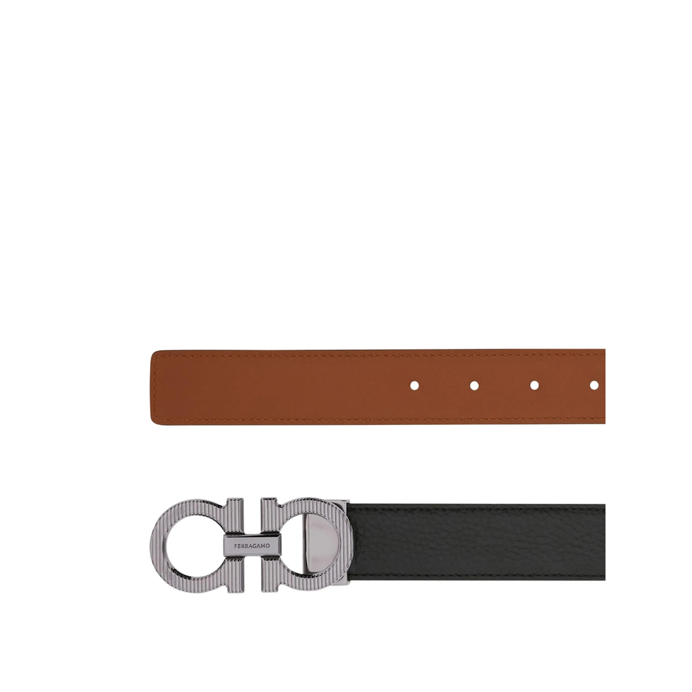 [Ferragamo] Belt FW26 670574 0786347- NERO