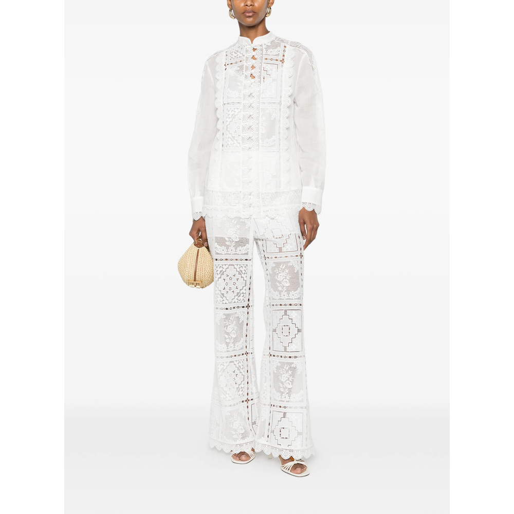 [Zimmermann] Trousers FW26 8518PSS261  IVORY