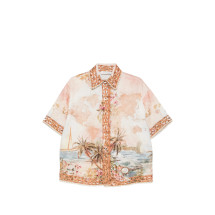 [Zimmermann] Shirts Short Sleeve FW26 7632TSS263  ISBLU