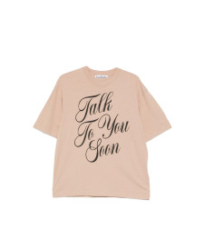[Acne Studios] T-shirts Short Sleeve FW26 CL0465  BEIGE