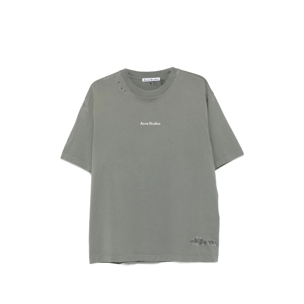 [Acne Studios] T-shirts Short Sleeve FW26 CL0446  SLGRE