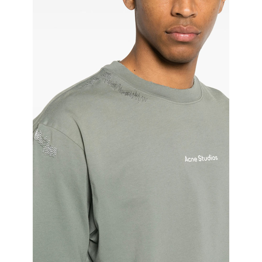 [Acne Studios] T-shirts Short Sleeve FW26 CL0446  SLGRE