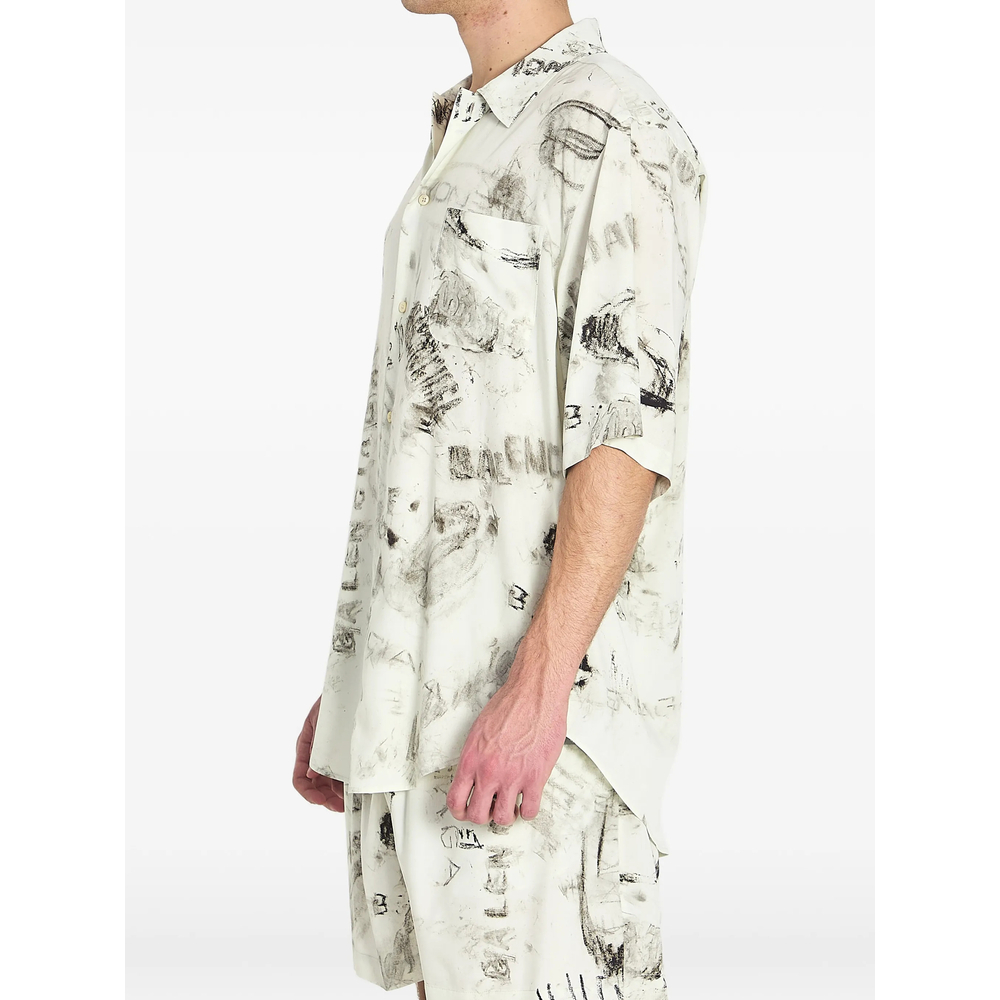 [Balenciaga] Shirts Short Sleeve SS26 852334 TTL78 1240