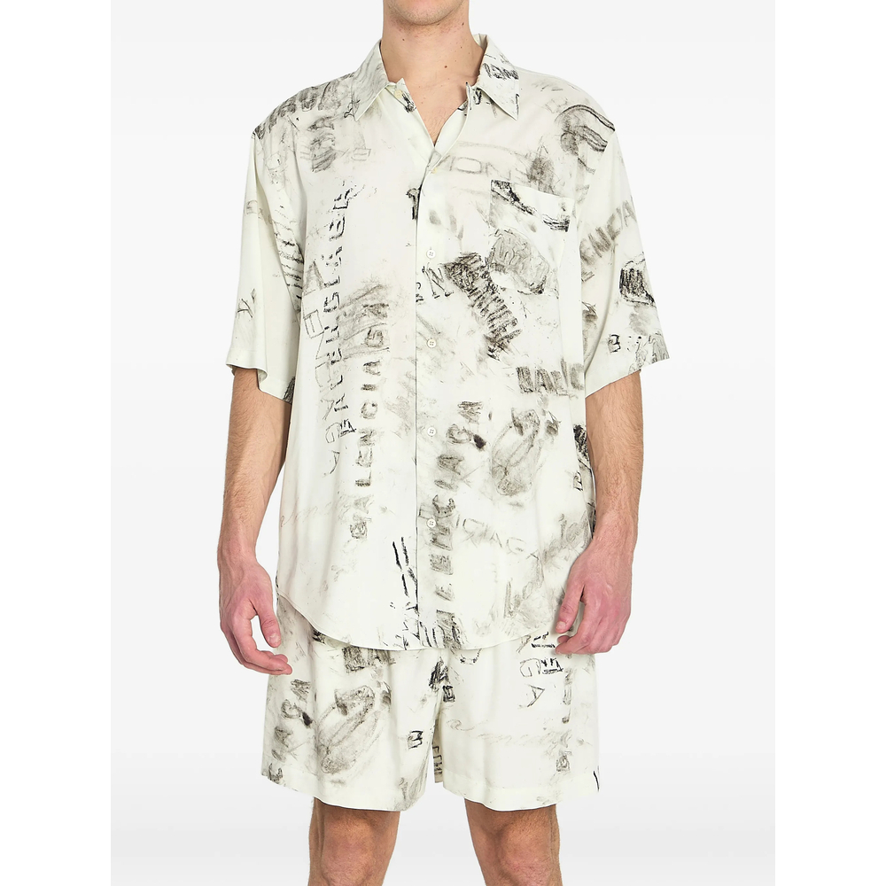 [Balenciaga] Shirts Short Sleeve SS26 852334 TTL78 1240