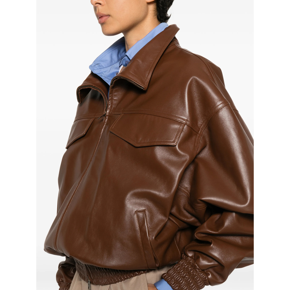 [Balenciaga] Leather Jacket SS26 872004 TUS11 2135