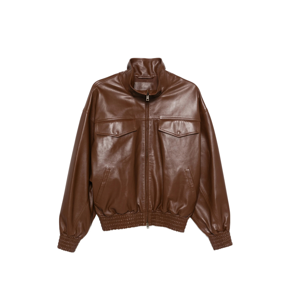 [Balenciaga] Leather Jacket SS26 872004 TUS11 2135