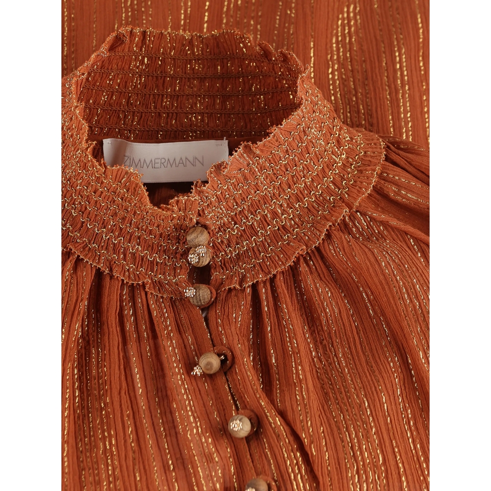 [Zimmermann] Blouse FW26 9005TSS261  TAN