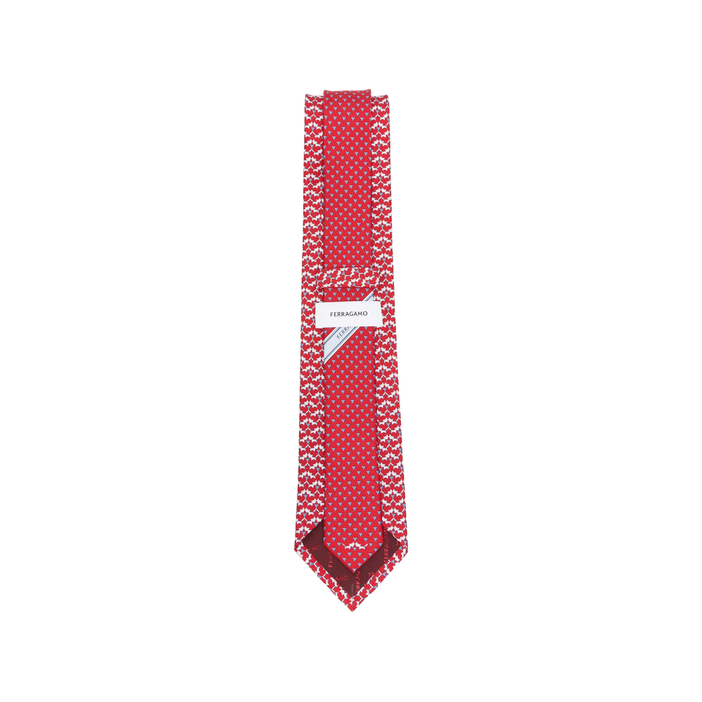 [Ferragamo] Tie FW26 351389 0789830 ROSSO