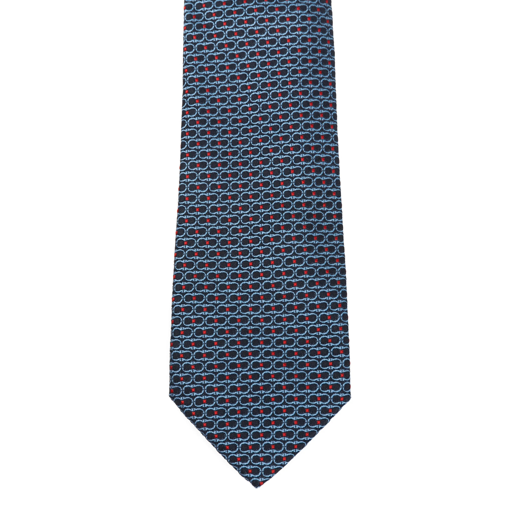 [Ferragamo] Tie FW26 351443 0794560 BLURO