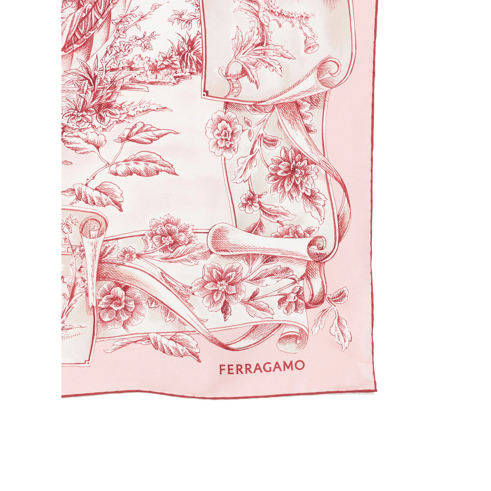 [Ferragamo] Scarf FW26 310244 0795589 ROSA