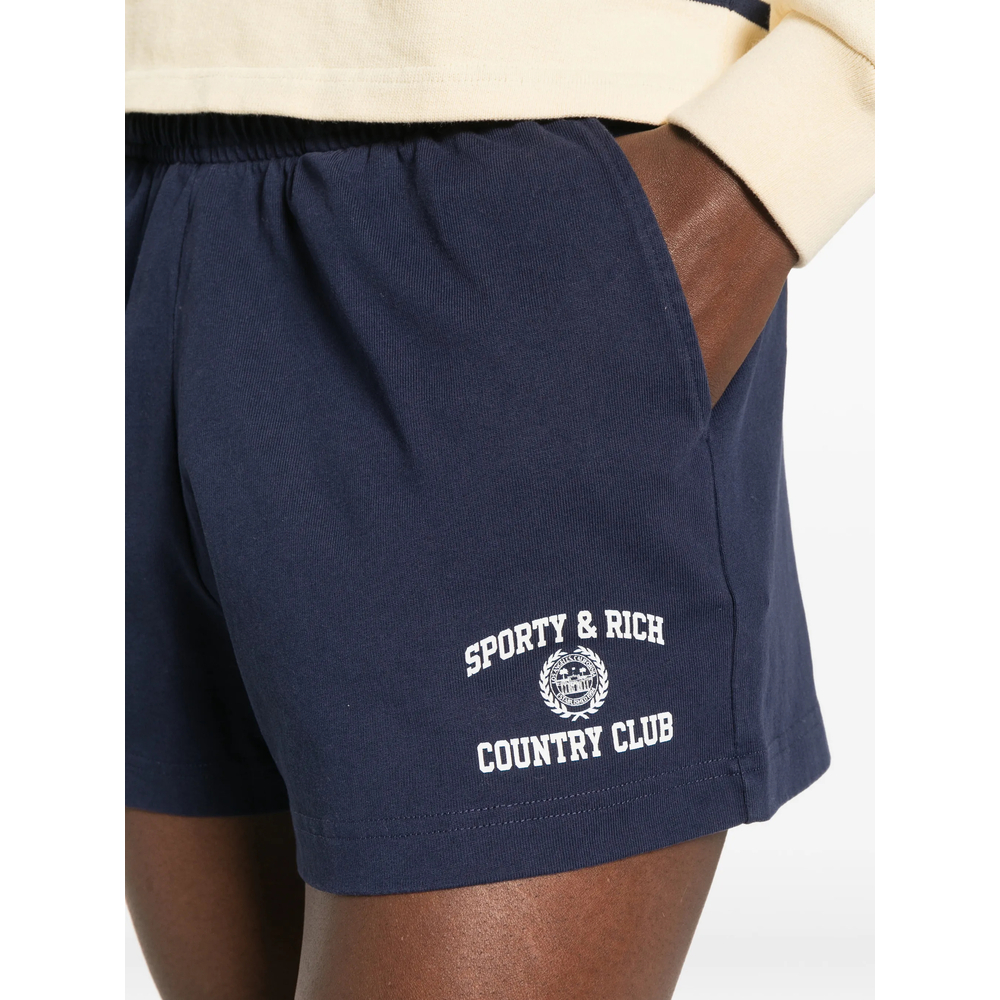[SPORTY & RICH] Shorts FW26 SH03776218BL  DNAVY
